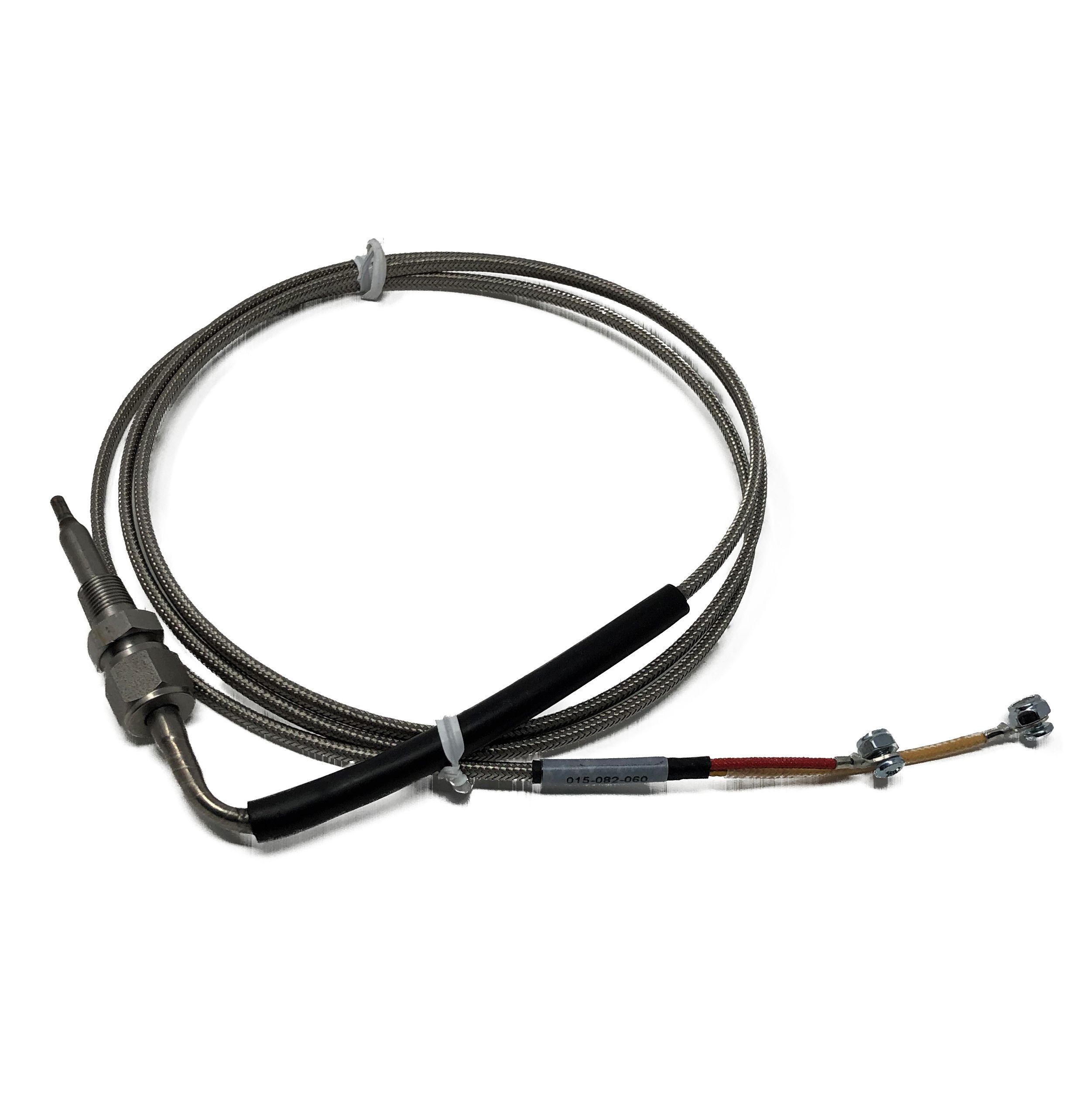 Thermocouple K-Type Grounded 90°, 2-3" Exhaust, 60"