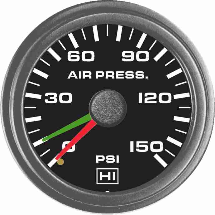 Dual Air Pressure Gauges