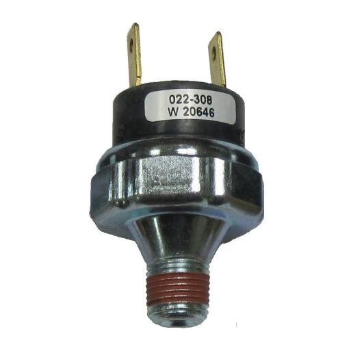 Pressure Switch, 6±2 PSI, 1/8-27 NPT, N/O